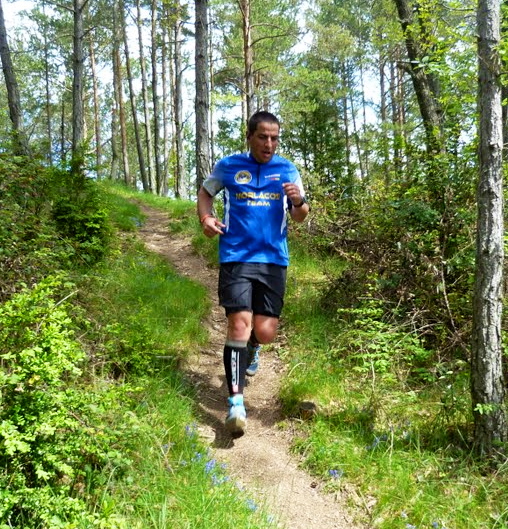 Bajando en la Cursa 3 Comarques