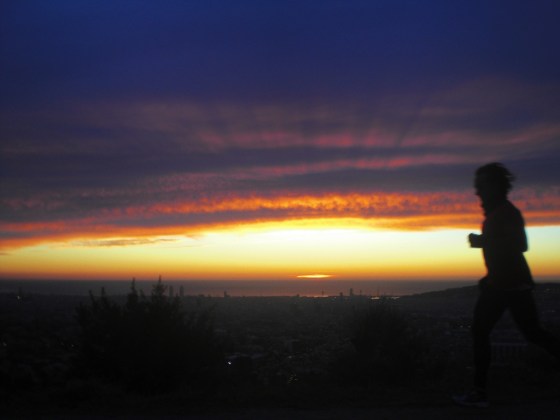 Amanece desde la Ctra. de Les Aigues