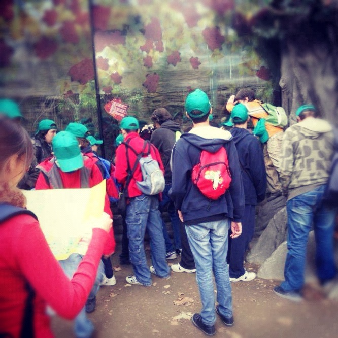 Los chicos de Encert en una de las salidas organizadas por la asociación.