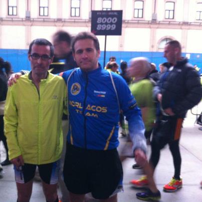 Jordi y Albert antes de la salida