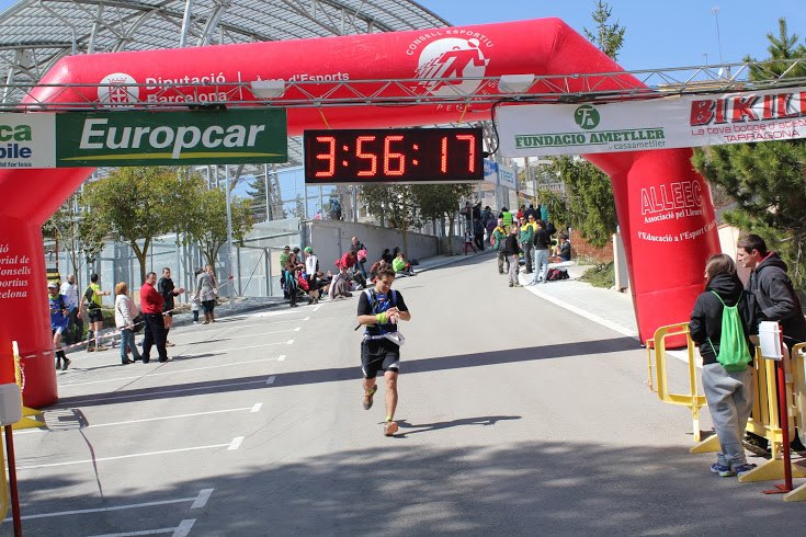 Little Sensei en su llegada a meta