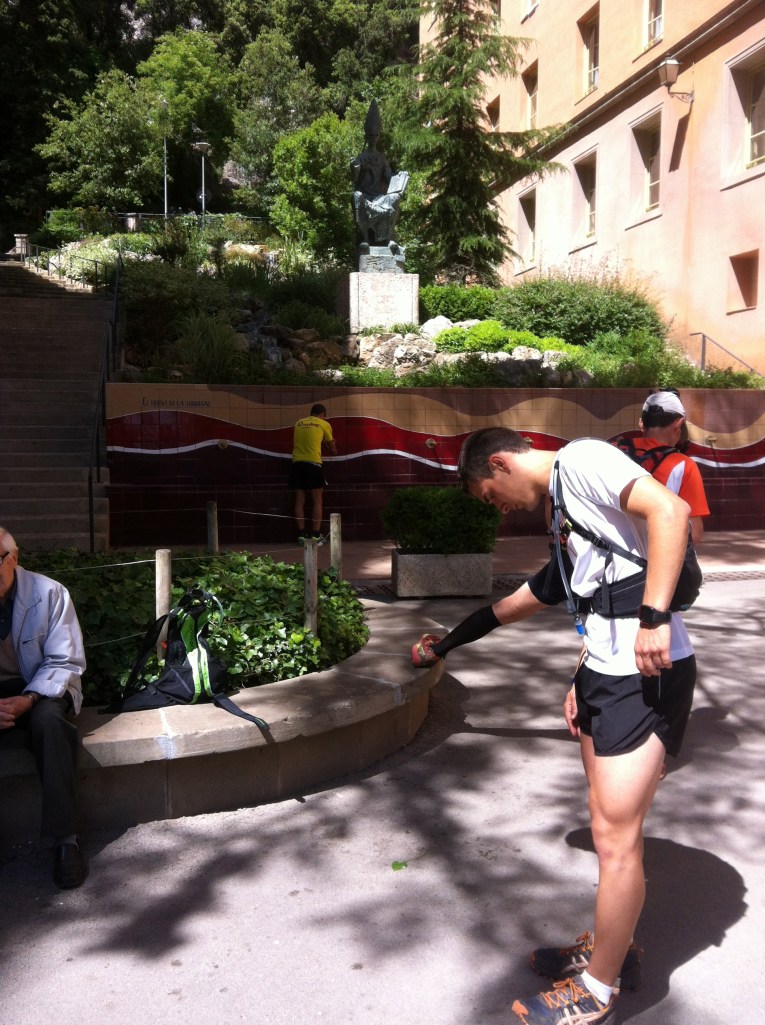 Recuperando fuerzas antes de empezar... ¿a bajar?