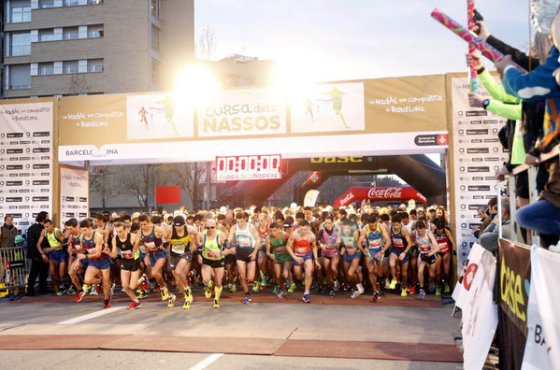 La salida de la Cursa del Nassos 2013