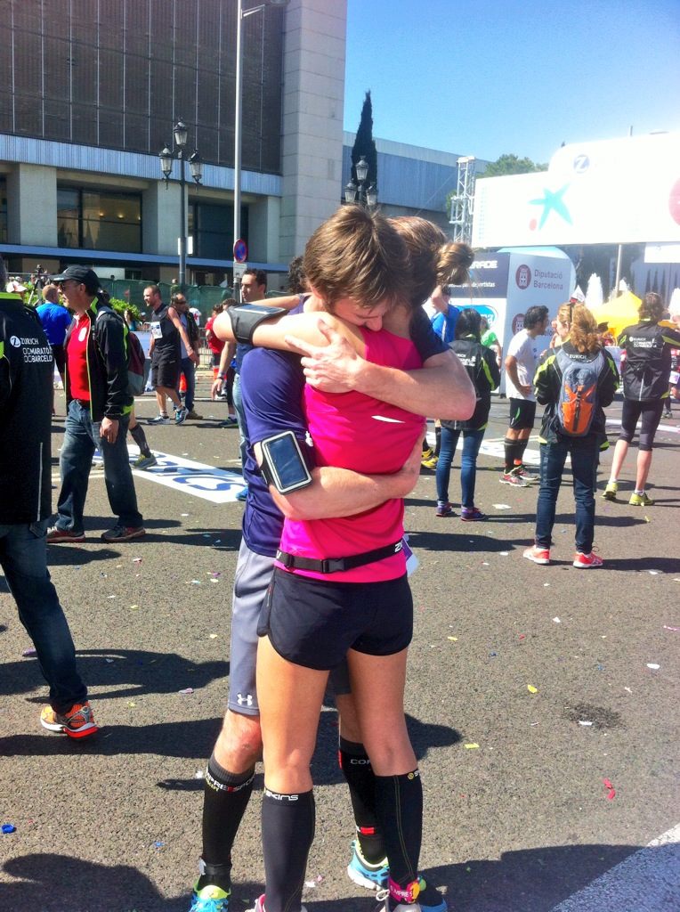 Lo que une el maratón, que no lo separe el hombre.