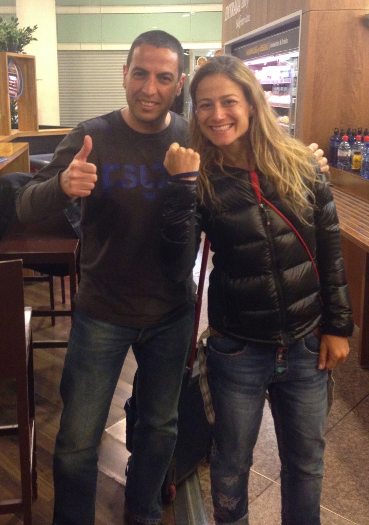 Entusiasmado de fotografiarme con una crack como Fernanda Maciel