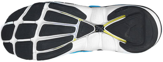 Detalle de la suela de las Mobium