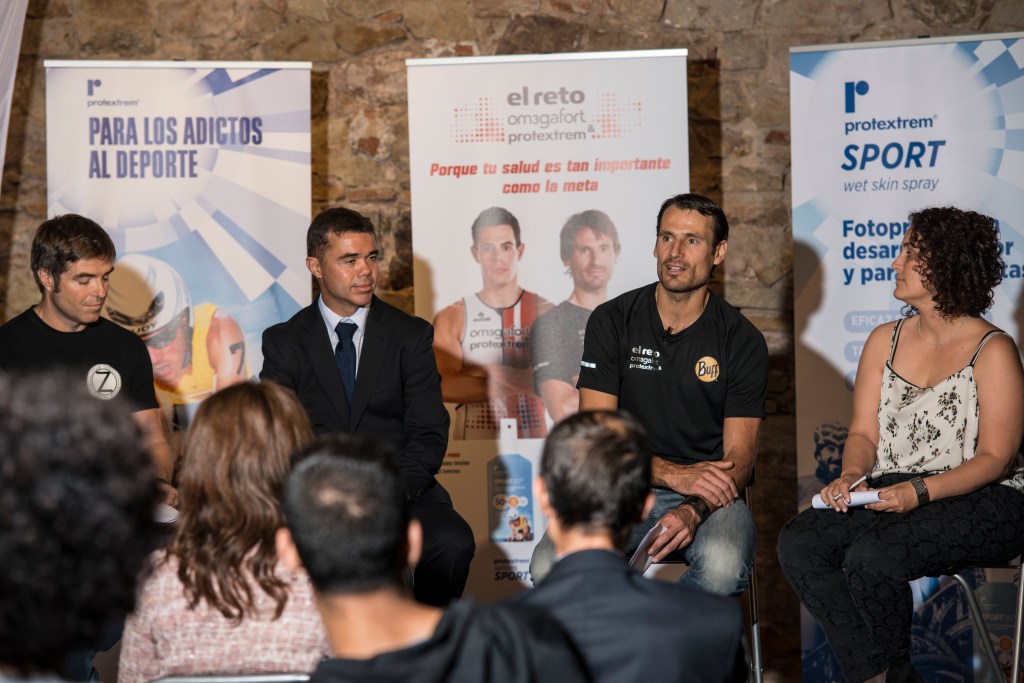 Arnau Julià en la rueda de prensa celebrada para la presentación del Reto Omegafort 3000