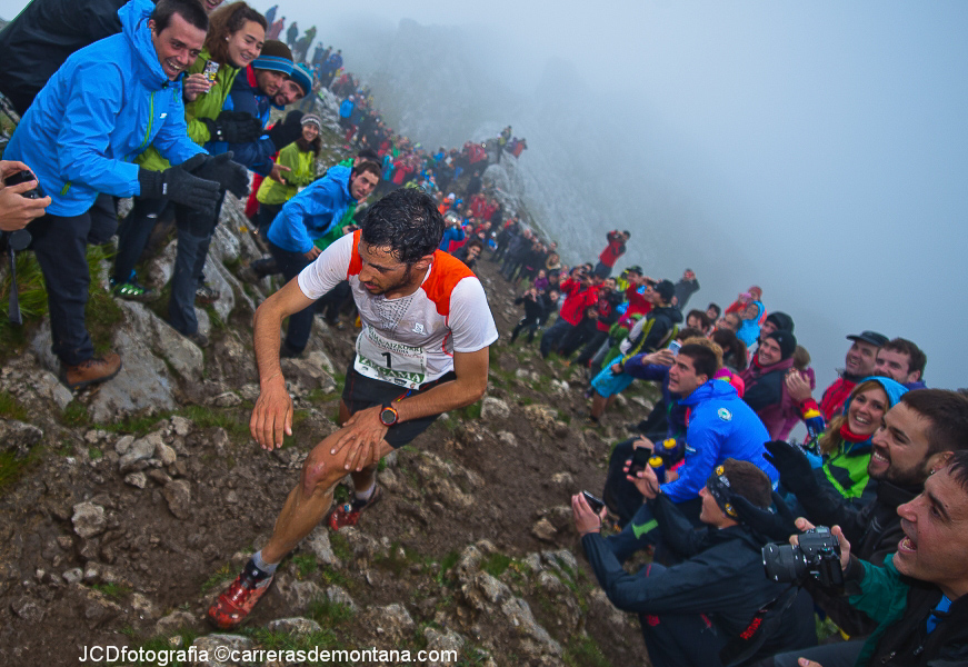 Kilian Jornet en Zegama. Imagen de JDC Fotografía.