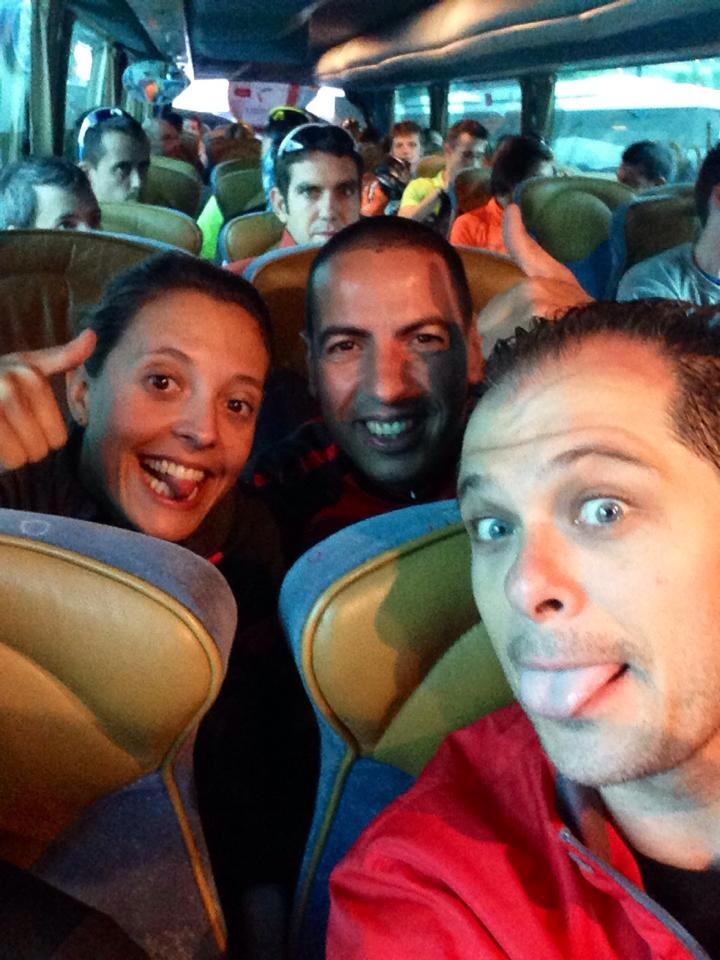 7:15 de la mañana... Ya en el autocar que nos llevará al Llac d'Engolasters