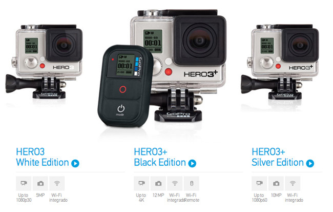 3 versiones de la HERO3