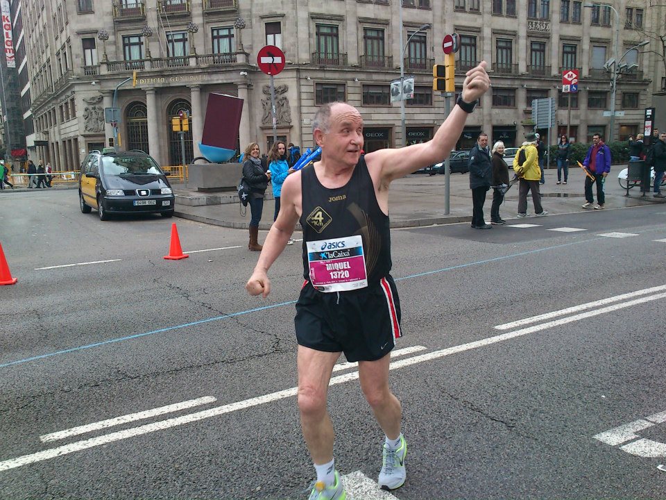 Miquel Pucurull en el Marató de Barcelona de 2.013